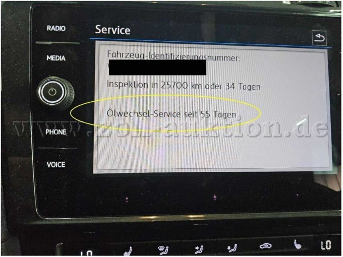 Ölservice fällig