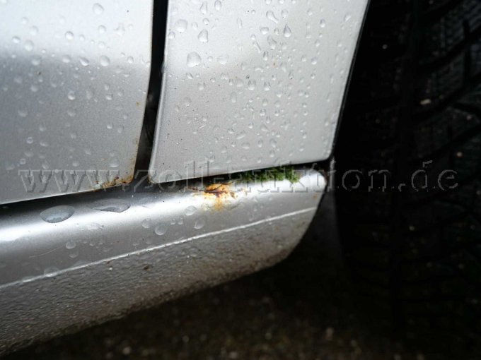 Korrosion Schweller Tür Kotflügel vorn rechts