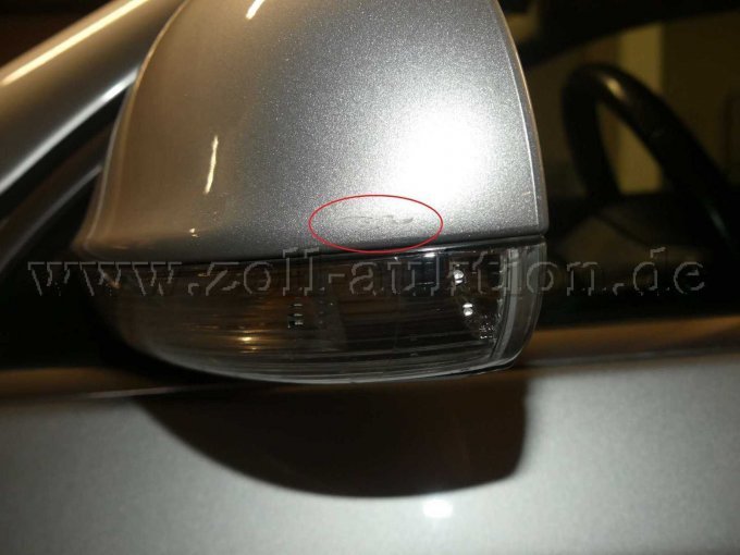 Kratzer Spiegelgehäuse