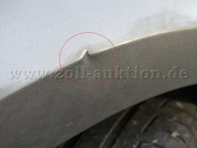 Beschädigung Radlauf