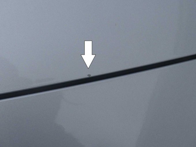 Lackabplatzung Motorhaube