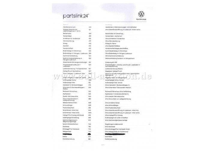 Fahrzeugdaten Datenblatt Seite 5