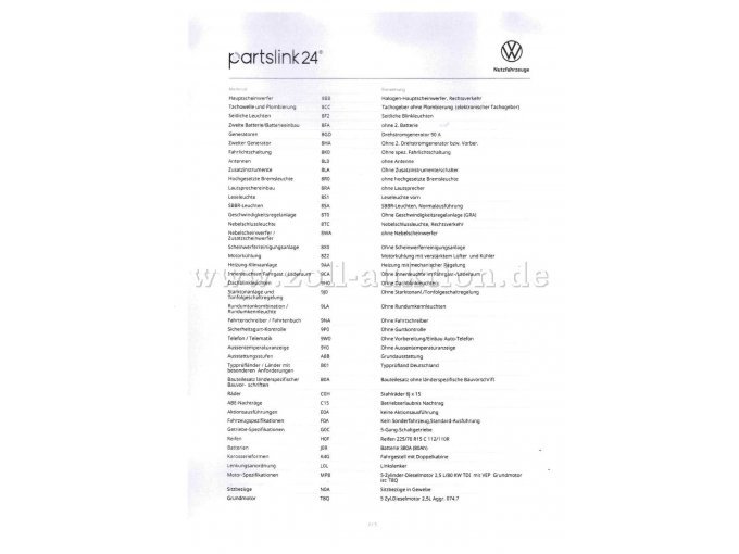 Fahrzeugdaten Datenblatt Seite 4