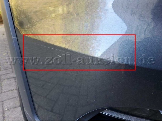 Stoßfänger vorne Lackierung, zerkratzt, lackieren mit Lackaufbau