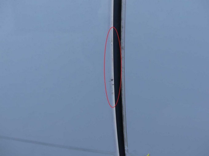 Lackschäden Türkante vorn links