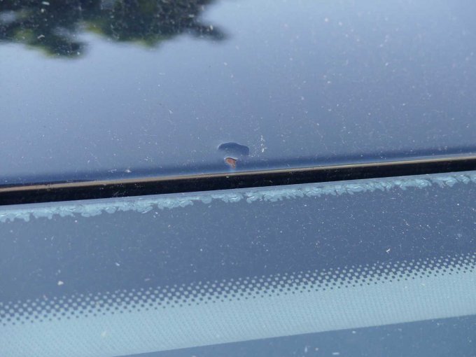 Rostschäden Dachkante