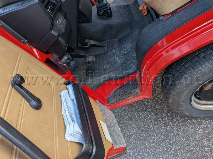 Rostbefall Einstiegsbereich Fahrer