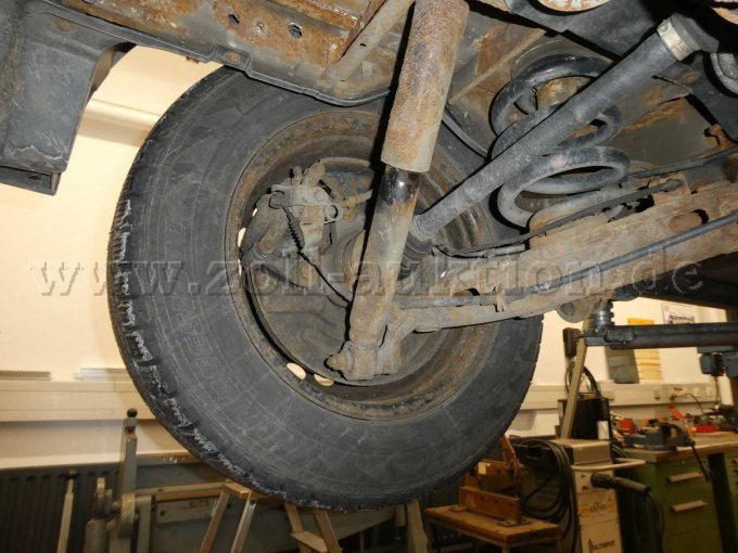 Achsaufhängung hinten