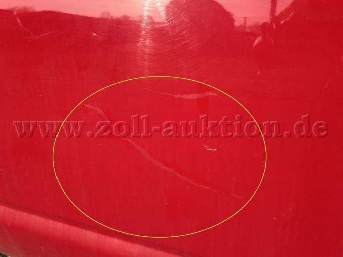 Reparierte Lackschäden Schiebetür