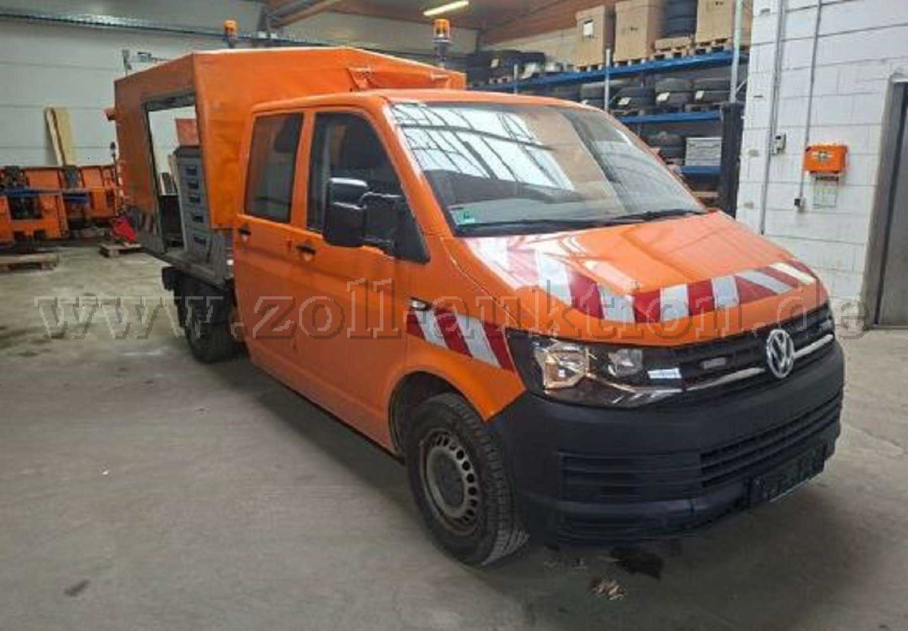 1 Volkswagen T6 Transporter бортовая платформа (SF) (05.2015->2019)