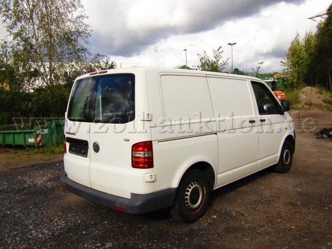 1 Volkswagen Transporter T5 1,9l 75kw – foto 3 – kavel bij Zoll-Auktion, Marl