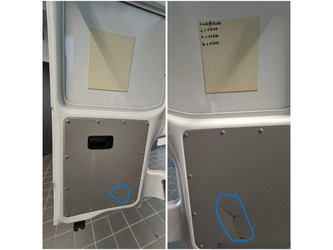 Türen hinten Ladefläche