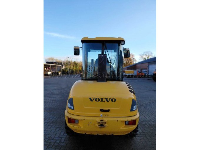 Rückansicht Radlader