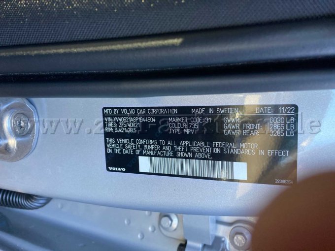 Modellnummer und Herstellerjahr