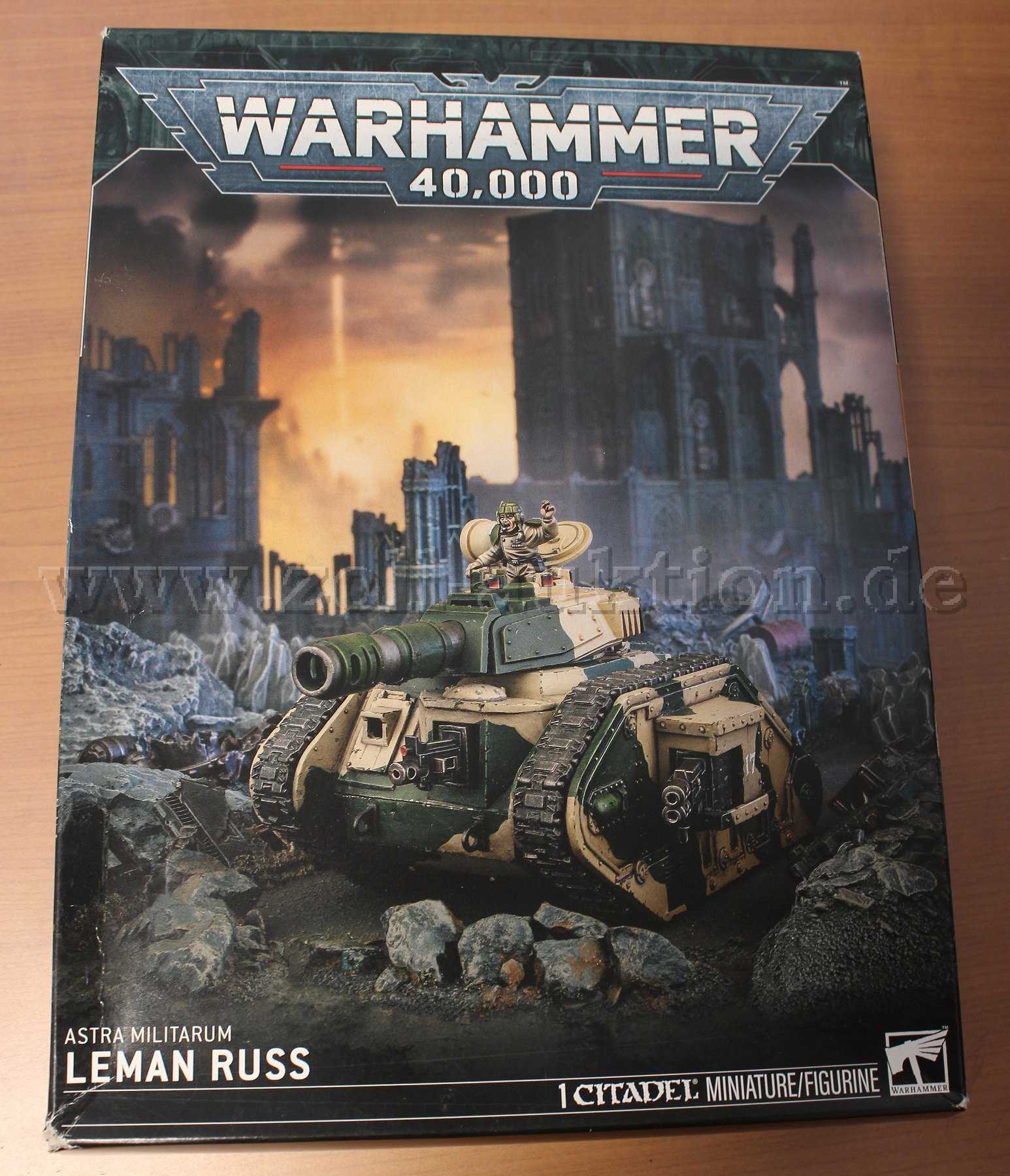 WARHAMMER 40 000 Astra Militarum LEMAN RUSS czołg Leman Russ