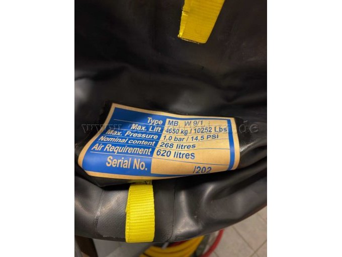 1 WEBER Rescue Hebekissensatz 1 bar (Teileträger) – Feuerwehr – 2 Hebekissen – foto 7 – kavel bij Zoll-Auktion, Volkmarsen