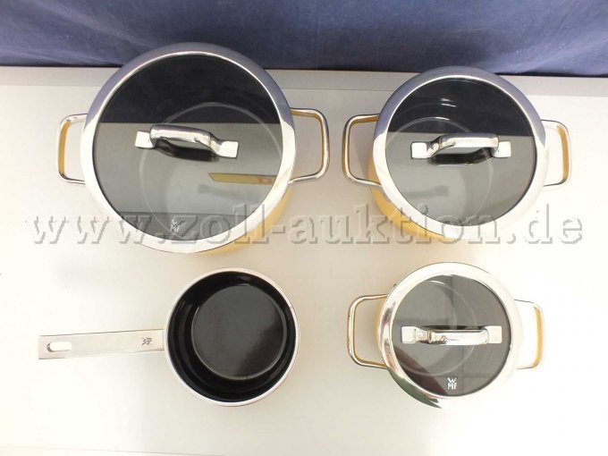 1 WMF Fusiontec Mineral Pro 4-teiliges Topf-Set "Mango Yellow" – foto 4 – kavel bij Zoll-Auktion, Paderborn