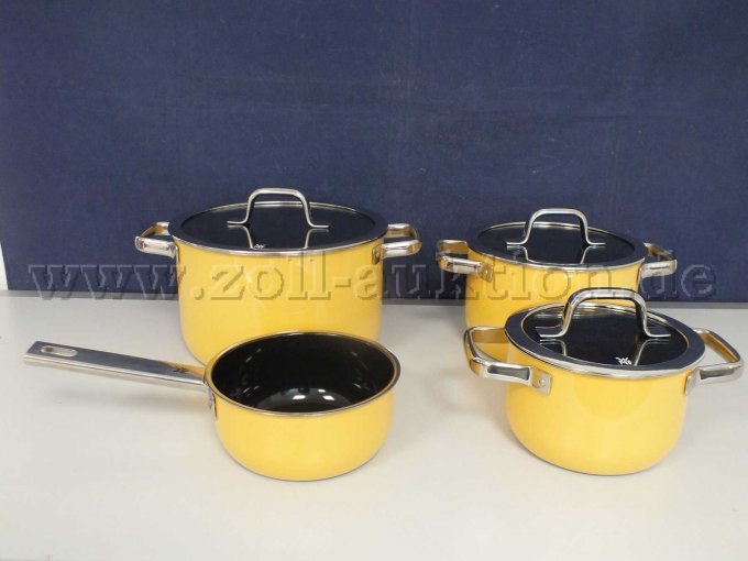 Aufnahme des 4-teiligen Topf-Sets von vorne