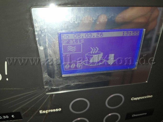 Menü Kaffeestärke wählbar stark (3 Bohnen)