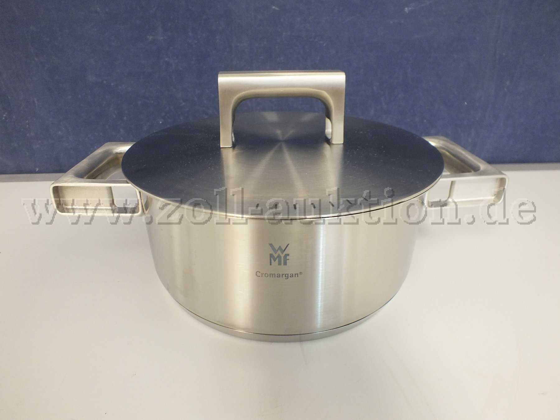 vordere Gesamtansicht des   WMF Ultimate Cool Kochtopf mit Deckel