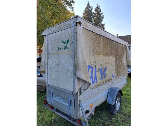 Verkaufsanhänger geschlossen