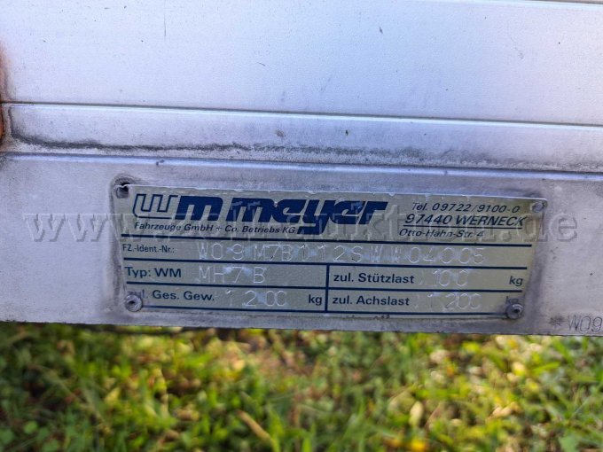 Typenschild Anhänger