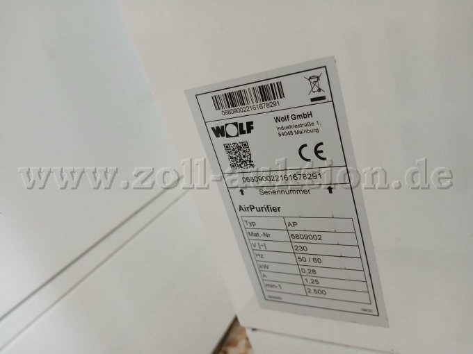 Wolf AirPurifier von hinten