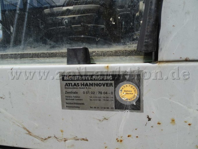 Wacker Hydraulikbagger ET20 E12-0 Ansicht Informationsetikett