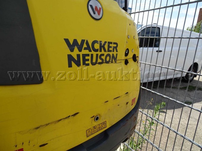 Wacker Hydraulikbagger ET20 E12-0 Ansicht von hinten