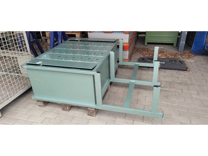 Waffenschließfachanlage seitliche Ansicht