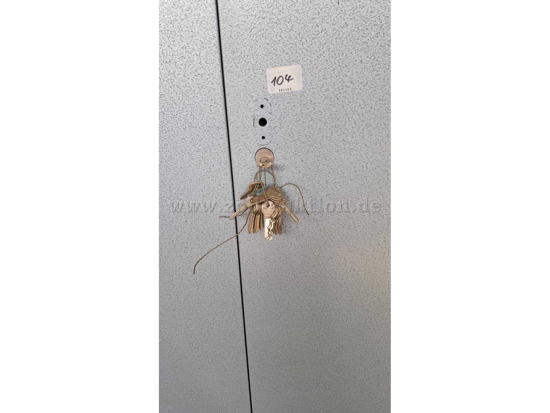 Ansicht ohne Griff, mit Schlüssel