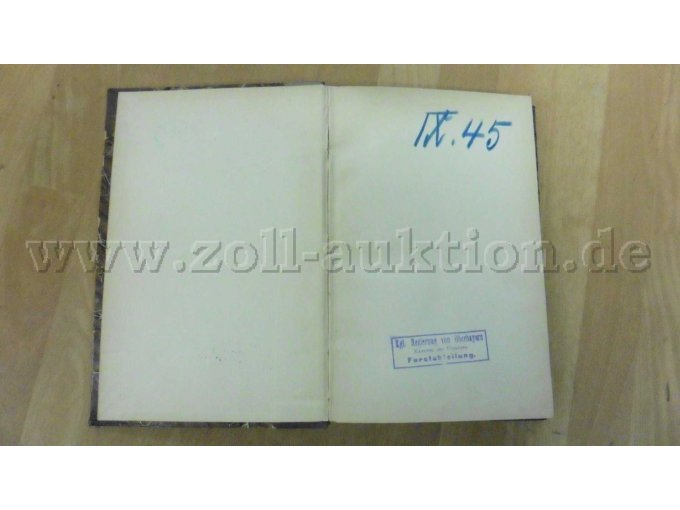 Buchdeckel Innenseite vorne