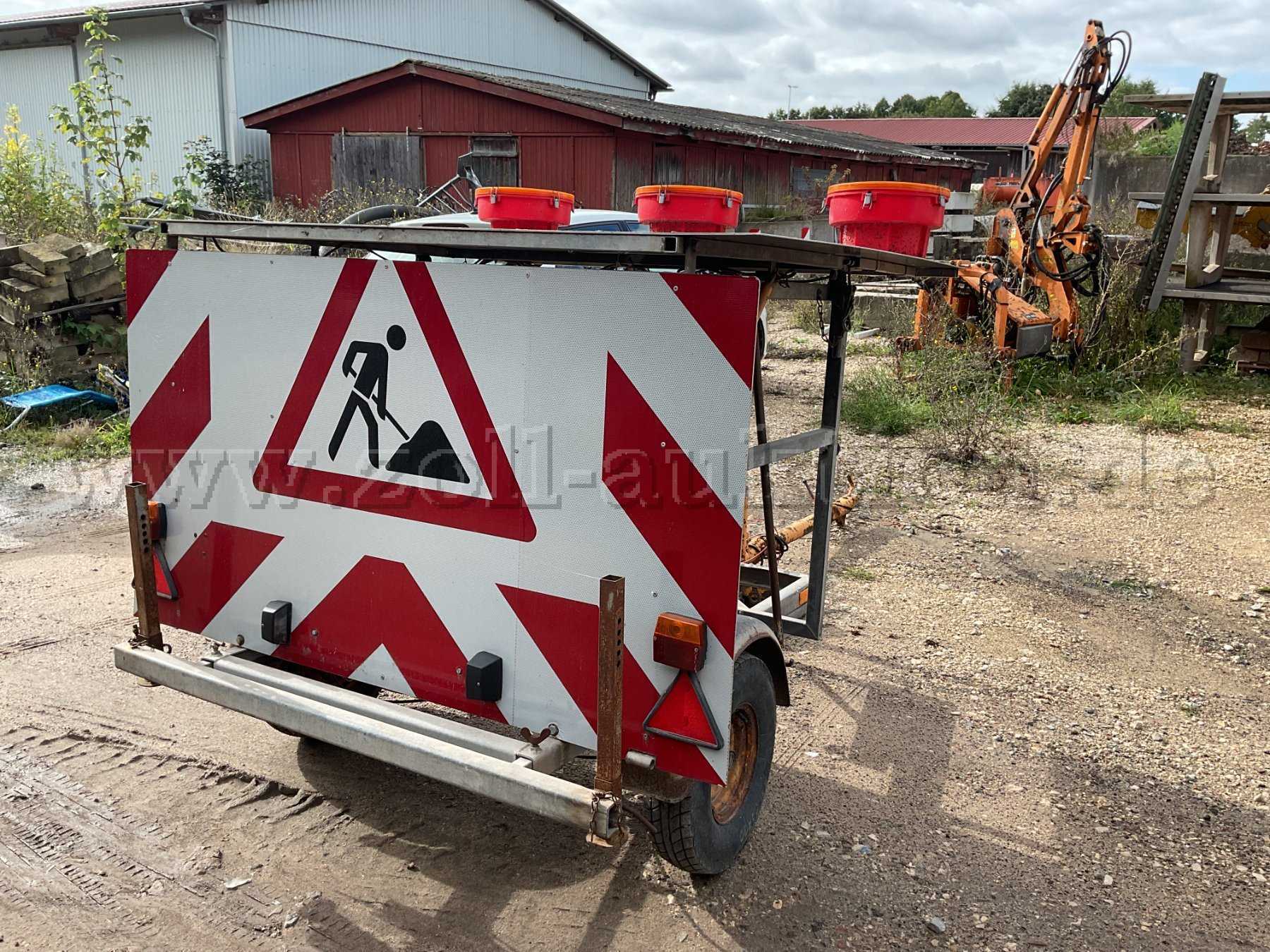 Heckansicht Anhänger