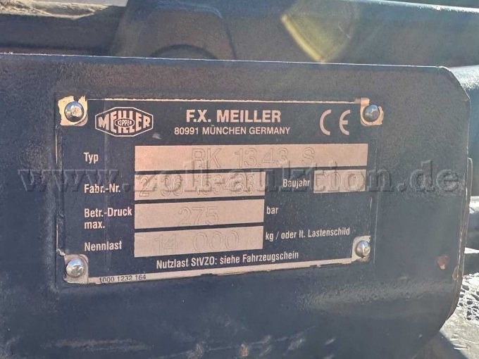 1 verwisselbare afrolmodule, Meiller, RK 13.43 S – foto 9 – kavel bij Zoll-Auktion, Ditzingen