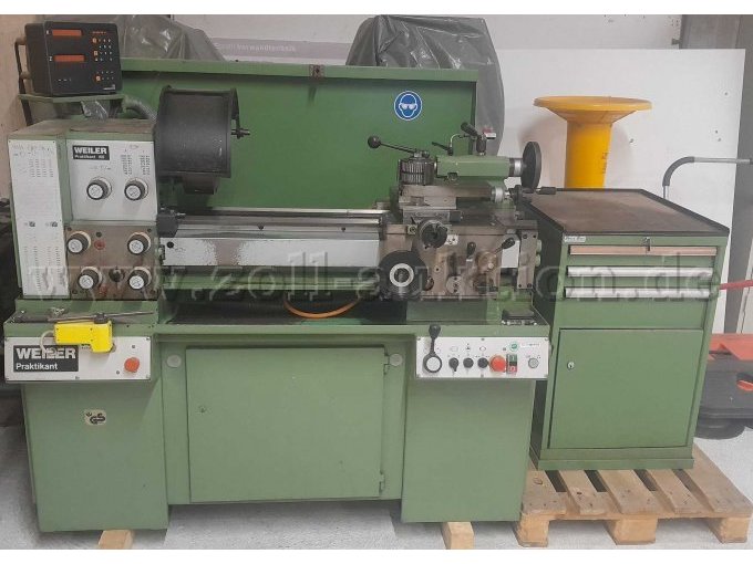 Weiler Praktikant 160 Leit- und Zugspindeldrehmaschine - Ansicht Front Weiler Praktikant 160 Leit- und Zugspindeldrehmaschine - Ansicht Front