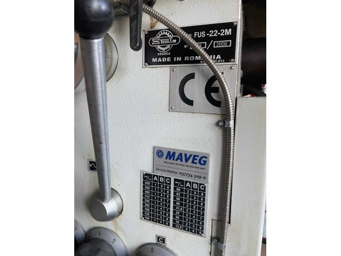 Fräsmaschine Stimin FUS-22-2M; Typenschild