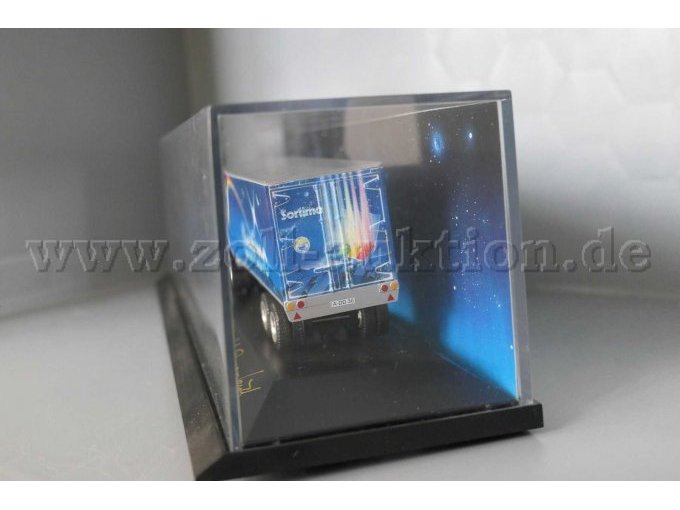 Western Star Truck von Herpa Modell Sortimo, 1:87 Ansicht von hinten