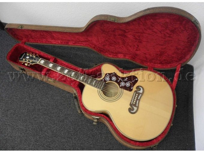 Gitarre Epiphone im geöffneten Koffer