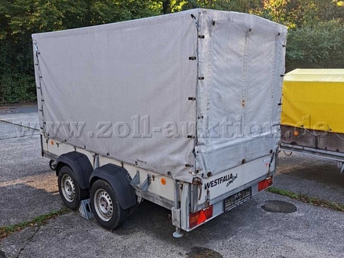 1 Westfalia Anhänger offener Kasten mit Plane – foto 4 – kavel bij Zoll-Auktion, Lüdenscheid