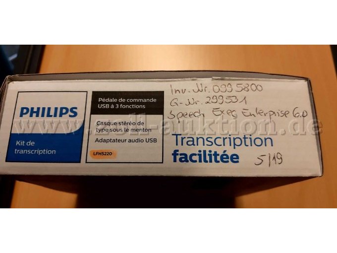 Original Verpackung - Seite mit Aufschriften