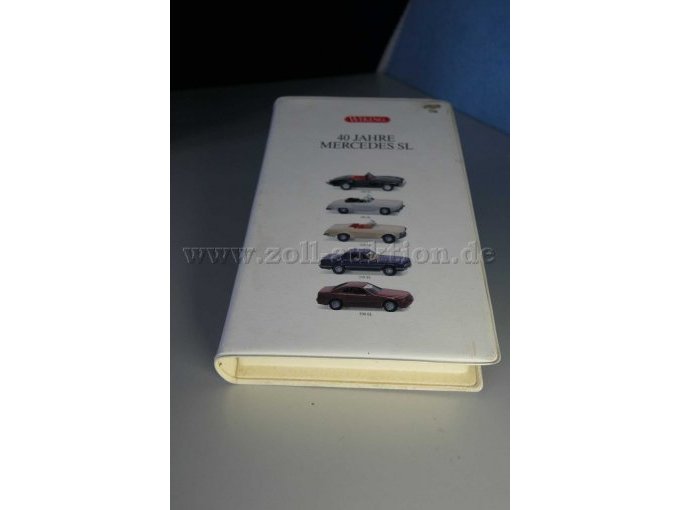 Wiking 40 Jahre Mercedes SL Ansicht Sammelbox von vorne