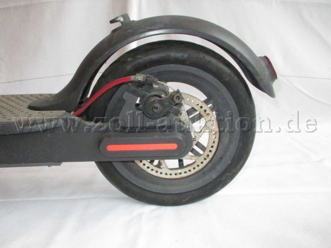 Ansicht Hinterrad mit Scheibenbremse