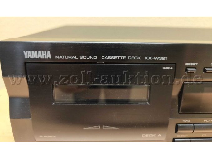 1 Yamaha KX-W 321 Doppelkassettendeck (Tapedeck) – foto 8 – kavel bij Zoll-Auktion, Uelzen