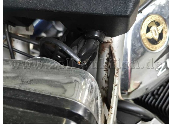 Korrosion Gabel links