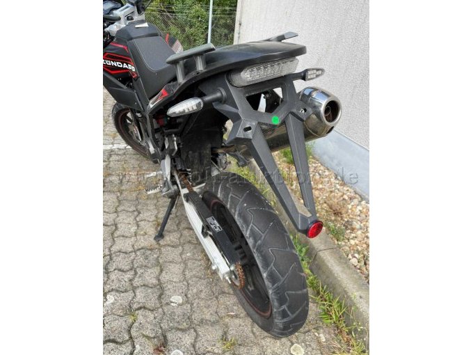 Motorrad hinten