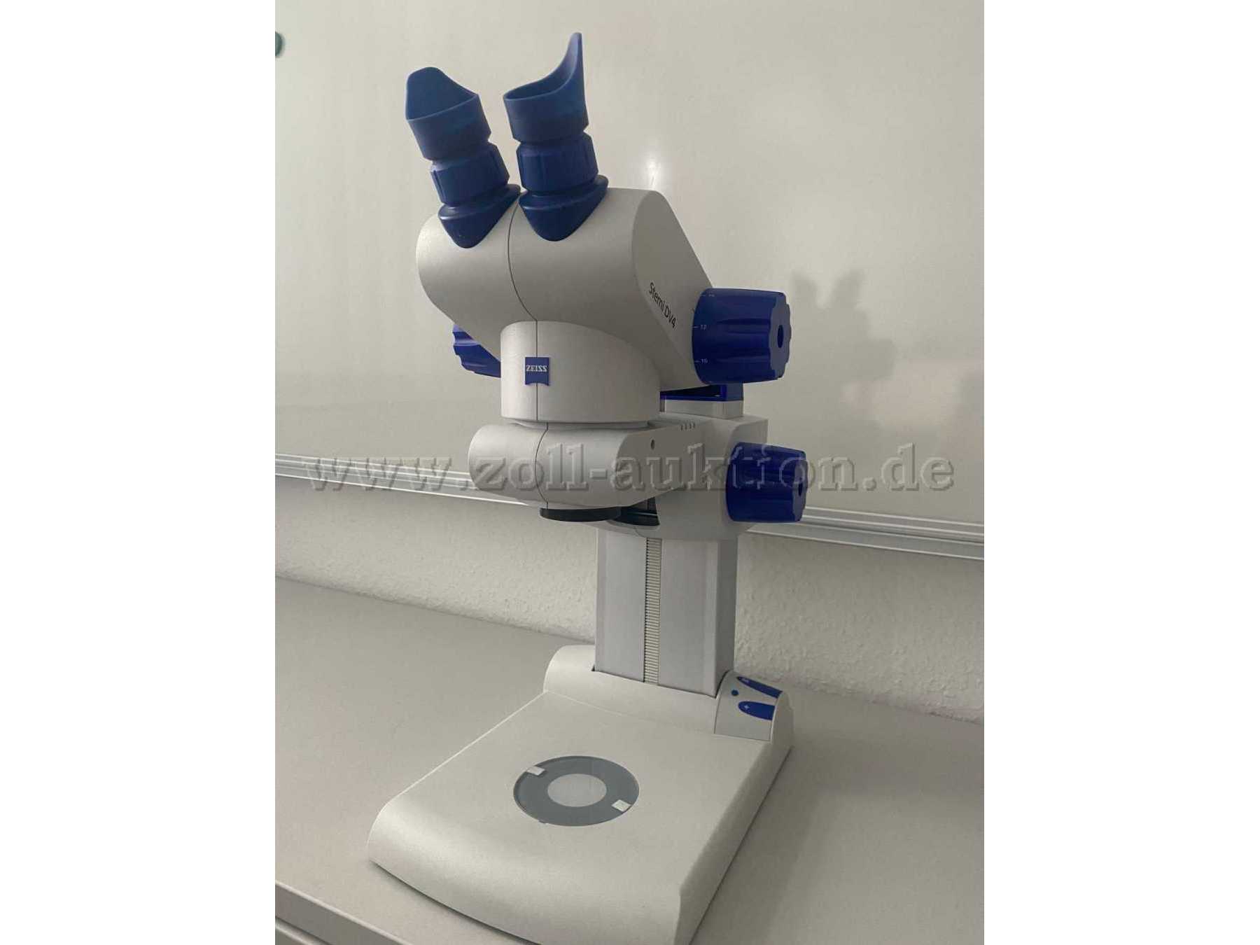 Zeiss Stereomikroskop Stemi DV 4 mit Stativ C LED