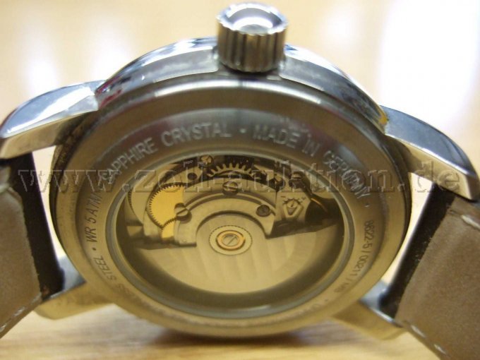 Zeppelin Uhr Gehäuse Unterseite