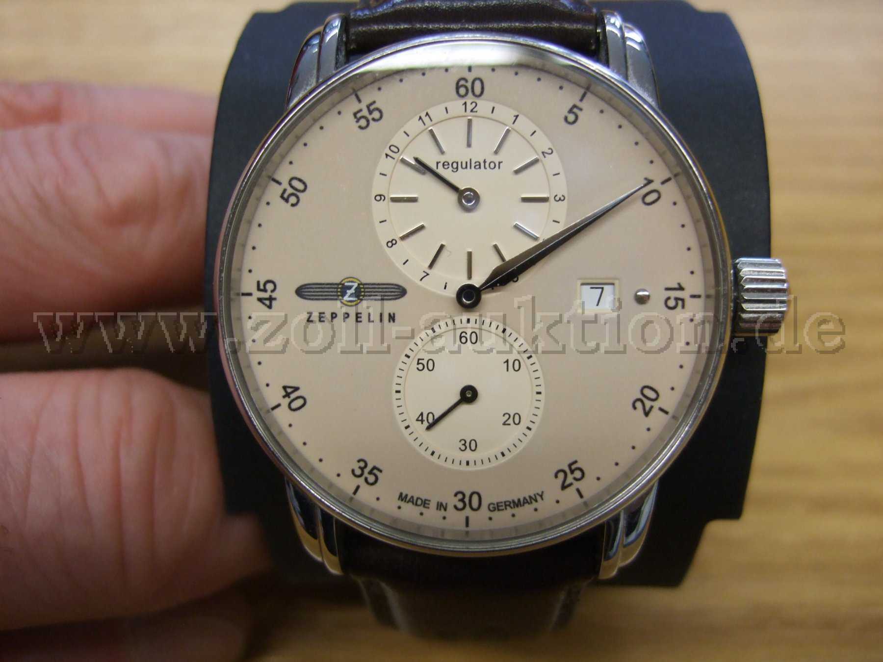 Zeppelin Uhr Zifferblatt