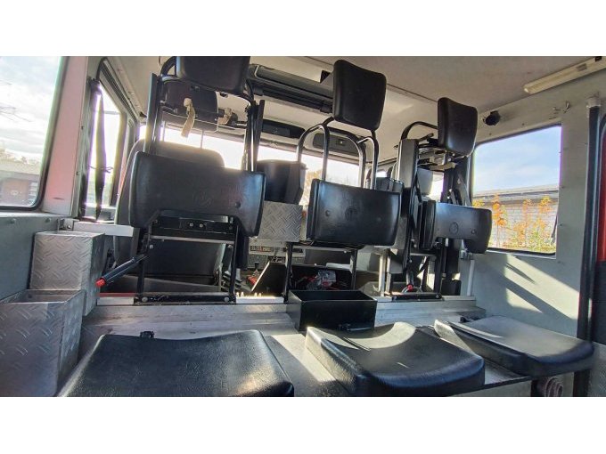 Mannschaftsraum (Atemschutzgerätehalterungen)