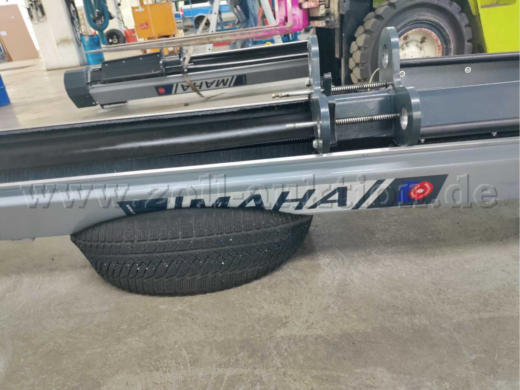 Säulen abgebaut